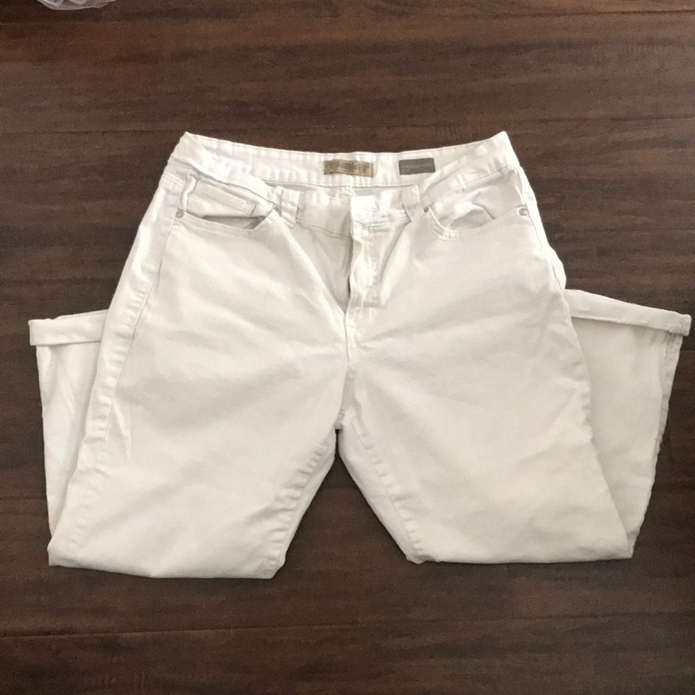Nine West vintage white jean crop size 12 31 pant
